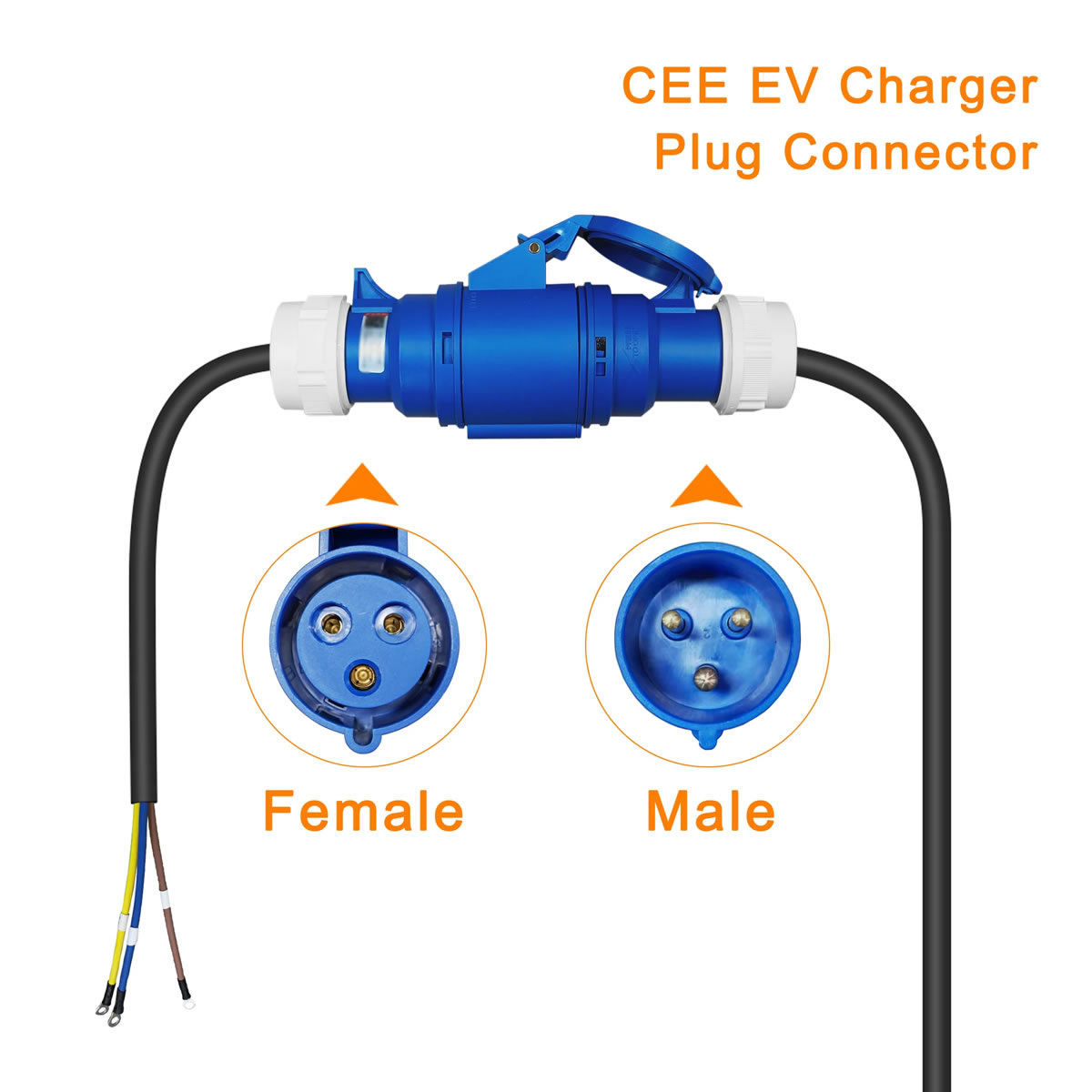 32A الأزرق CEE المقبس إلى 16A  - مراجعة Ev Charger Adapter وسعره