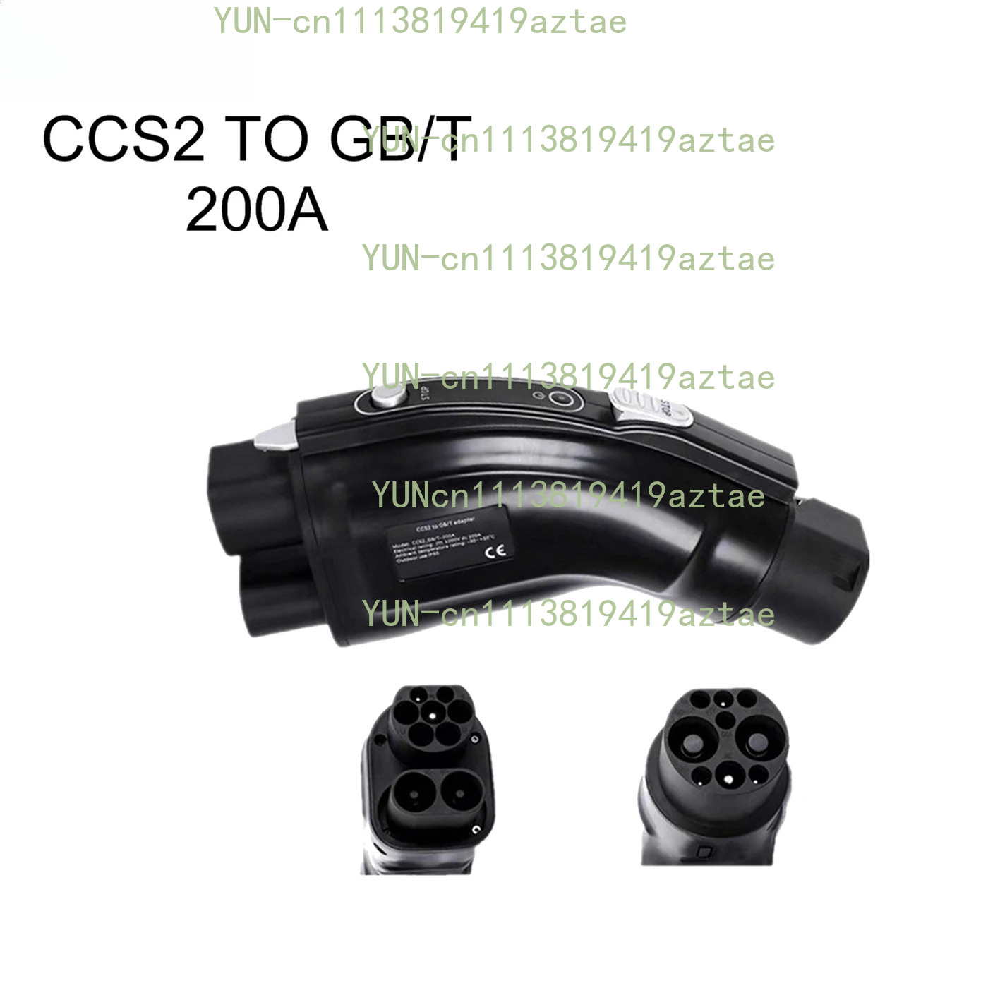 محول شحن سريع للسيارات الكهربا - مراجعة Gb/T To Ccs2 200A Fast Charging Adapter وسعره
