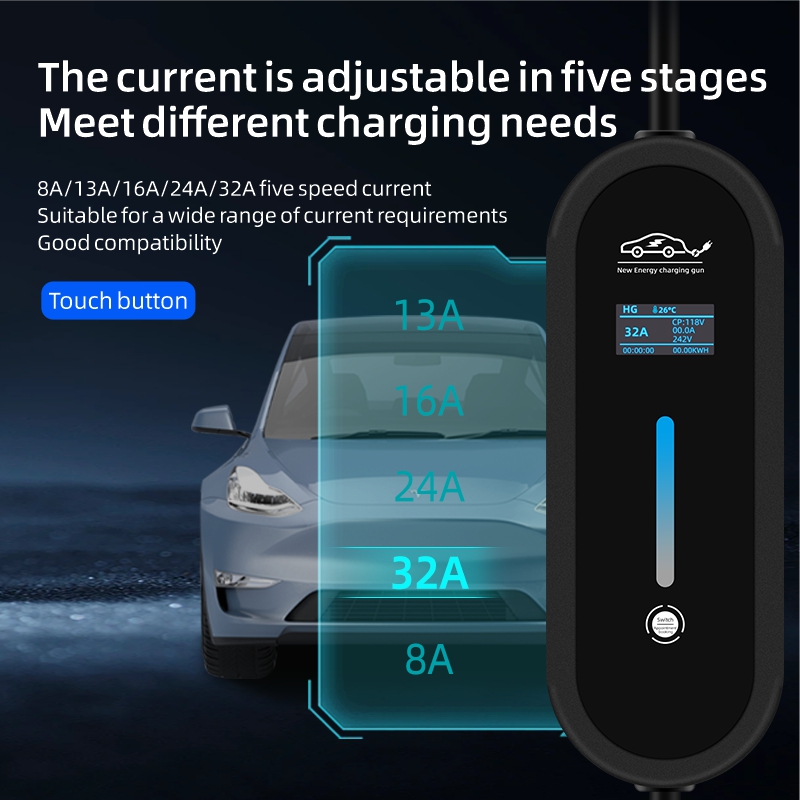 شاحن محمول للسيارة الكهربائية  - مراجعة Ev Charger Adapter وسعره