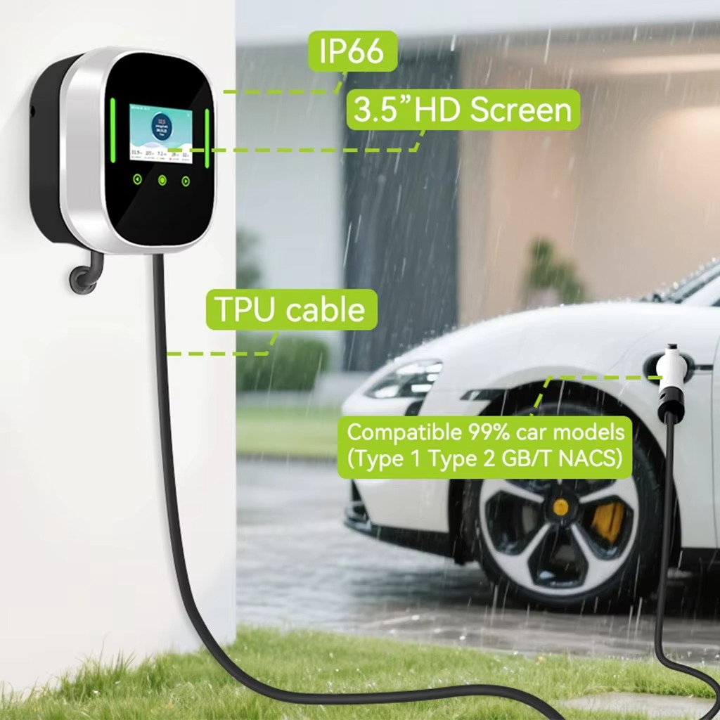 شاحن سيارات كهربائية ذكي للترك - مراجعة Ev Charger وسعره