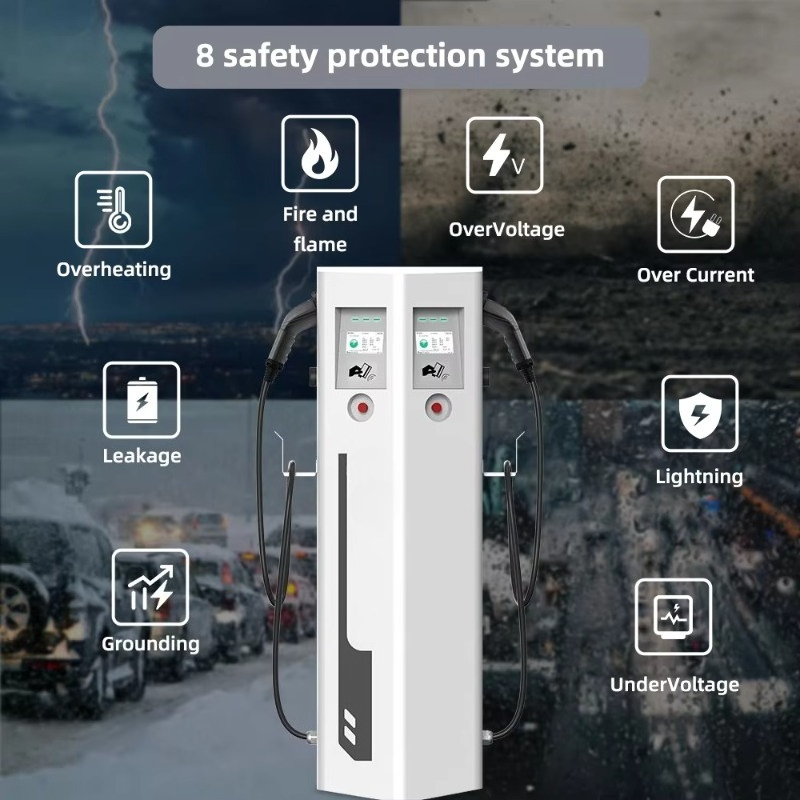 محطة شحن أرضية IP65 OCPP CE بق - مراجعة Ev Charger وسعره