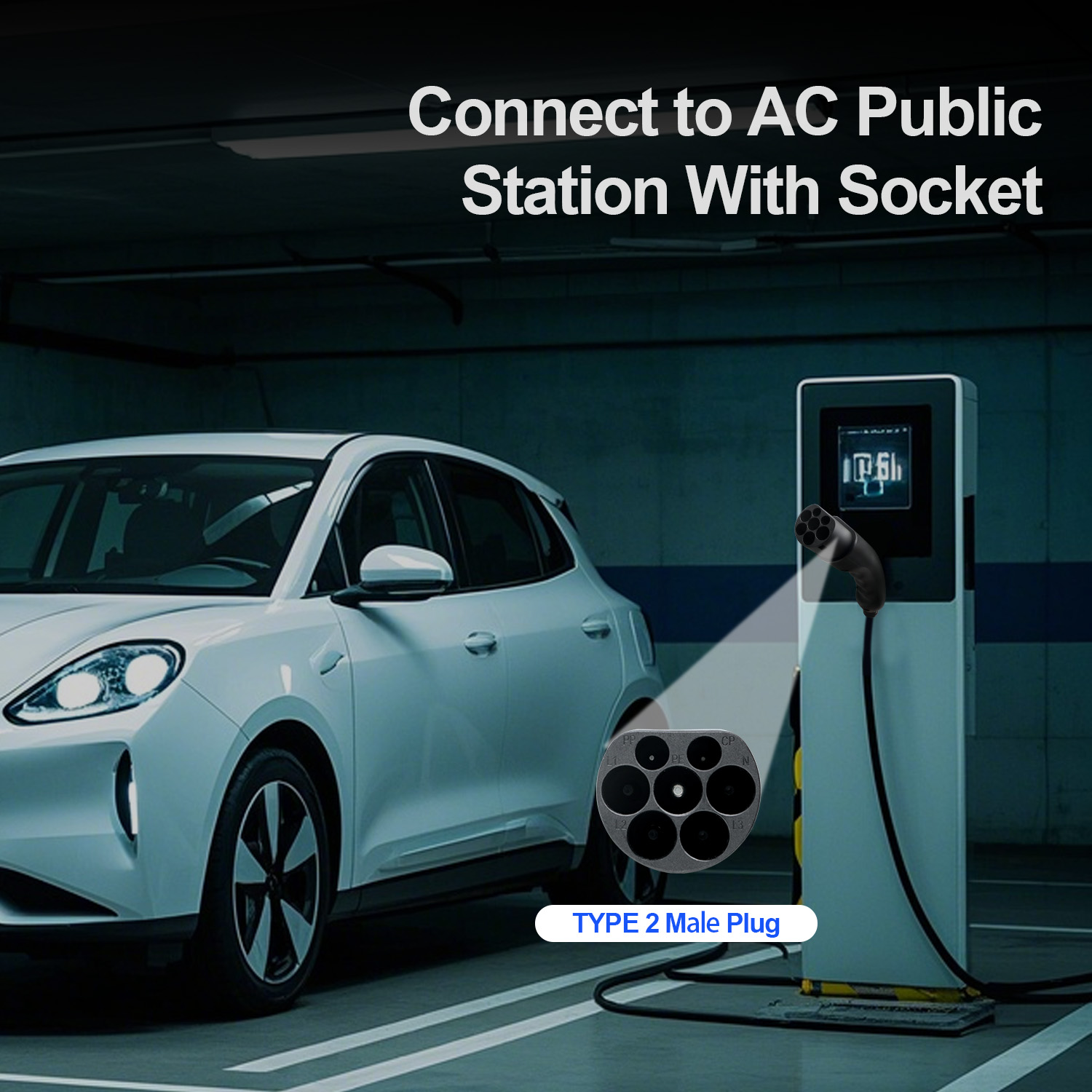 Kolanky نوع 2 ذكر EV التوصيل 1 - مراجعة Ev Charging Cable وسعره