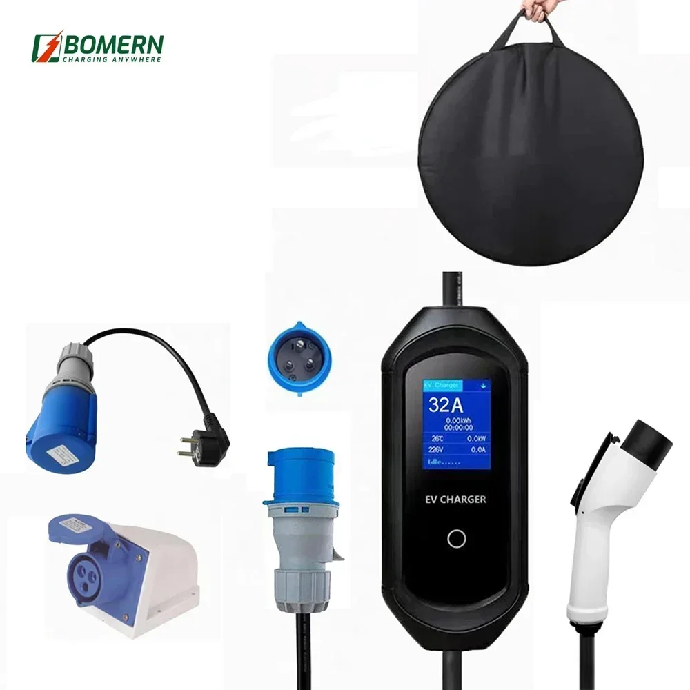 2025 شاحن Byd Ev 32 أمبير 7 كي - مراجعة Portable Ev Charger وسعره